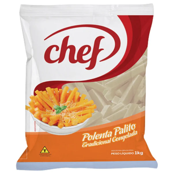Polenta Palito Congelada Chef - 1Kg - Imagem 1
