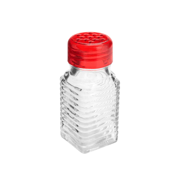 Pote Vidro P/ Temperos Lyor Tampa Vermelha - 80Ml - Imagem 1