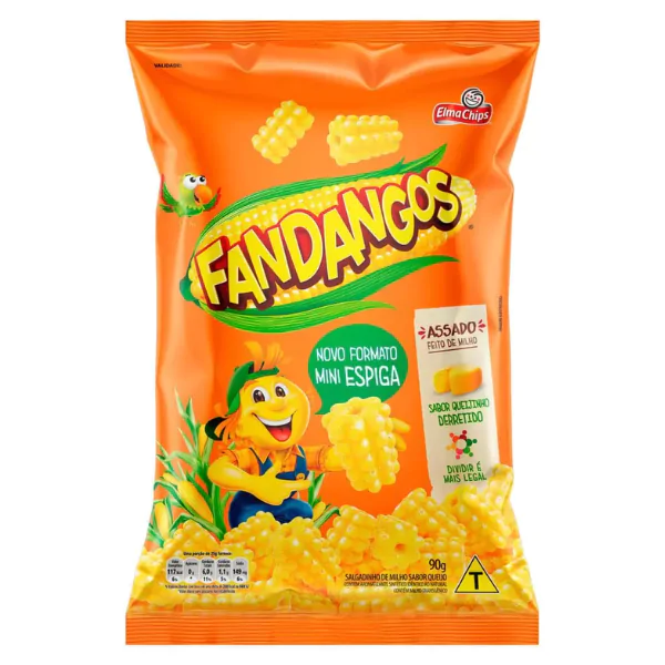 Salgadinho Fandangos Sabor Queijo Derretido - 90G - Imagem 1
