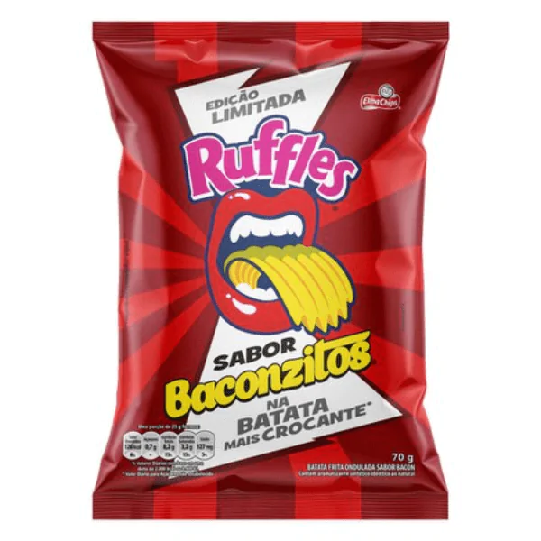Salgadinho Ruffles Baconzitos - 70gr - Imagem 1