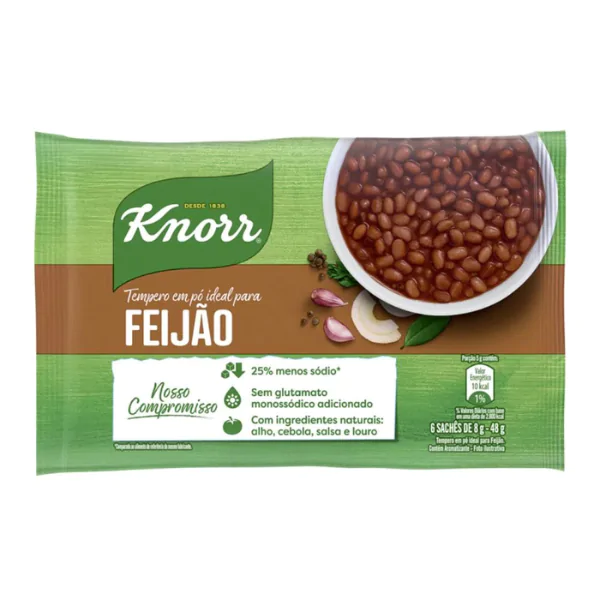 Tempero Knnor Meu Feijão Caseiro - 48gr - Imagem 1