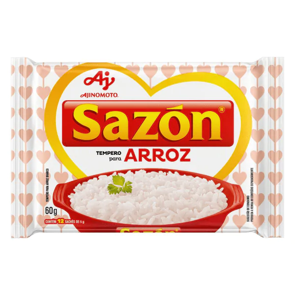 Tempero Sazon Para Arroz - 60G-1 Tempero Sazón para Arroz Branco - 60gr - Imagem 1