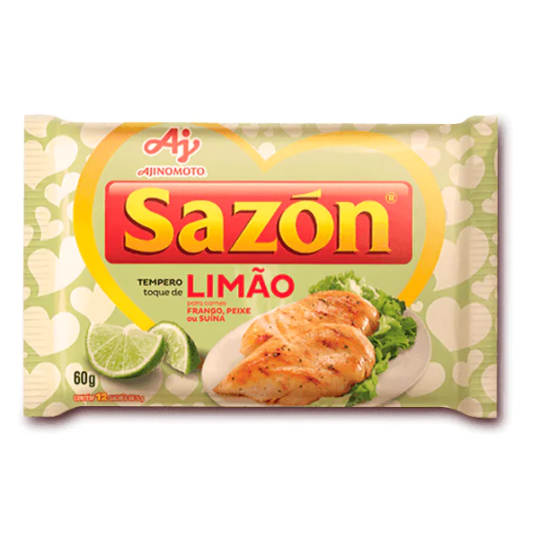 Tempero Sazón Toque de Limão - 60gr - Imagem 1