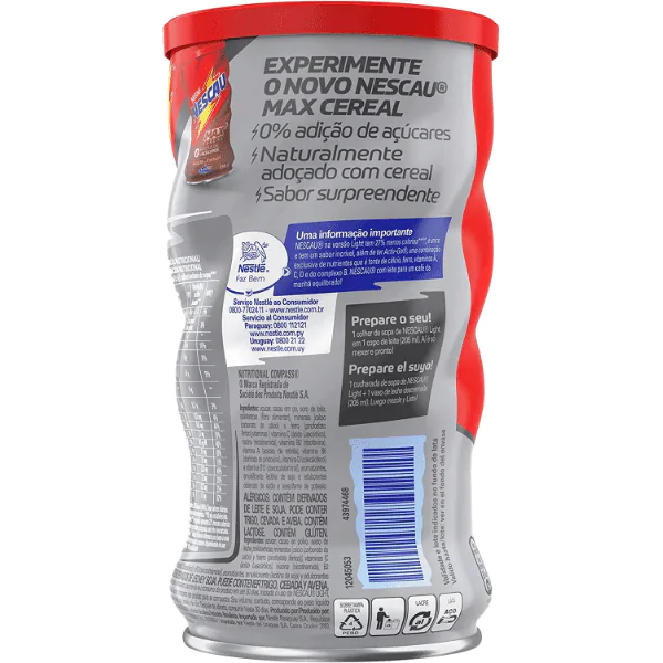 Achocolatado em Pó Nescau Light - 400gr - Imagem 2