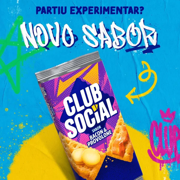 Biscoito Club Social Bacon & Provolone - 141gr - Imagem 3