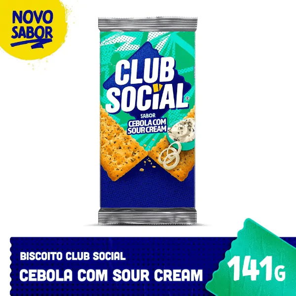 Biscoito Club Social Cebola & Salsa - 141gr - Imagem 2