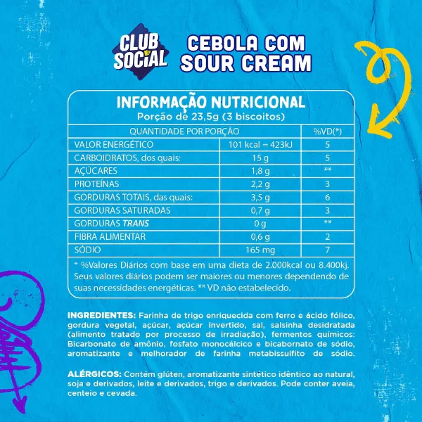Biscoito Club Social Cebola & Salsa - 141gr - Imagem 4