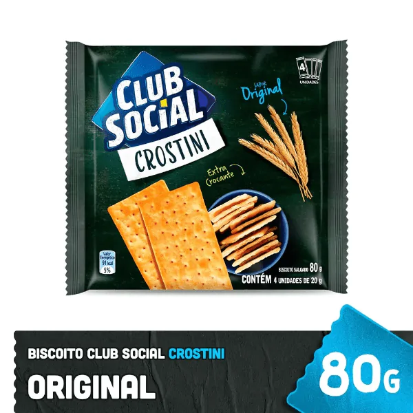 Biscoito Club Social Crostini Original - 80gr - Imagem 2