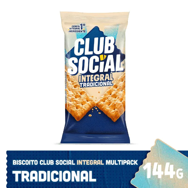 Biscoito Club Social Integral - 144gr - Imagem 2