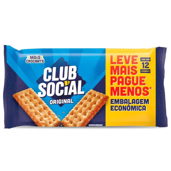 Biscoito Club Social Original - 288gr - Imagem 1