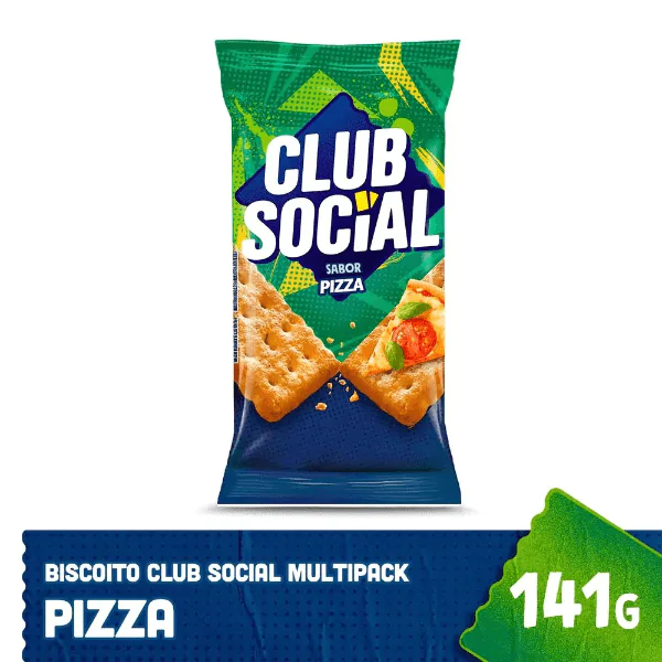Biscoito Club Social Pizza - 141gr - Imagem 2