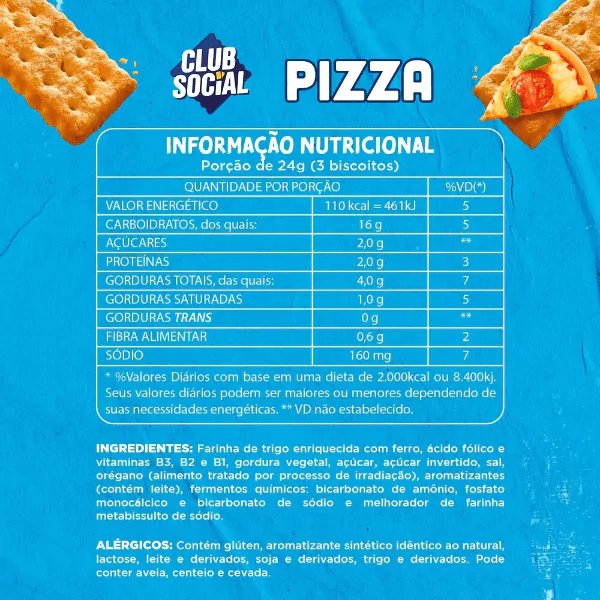 Biscoito Club Social Pizza - 141gr - Imagem 4