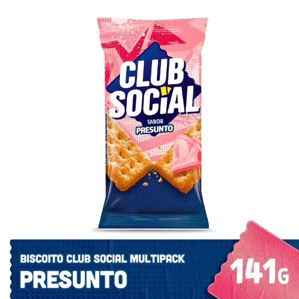 Biscoito Club Social Presunto - 141gr - Imagem 2