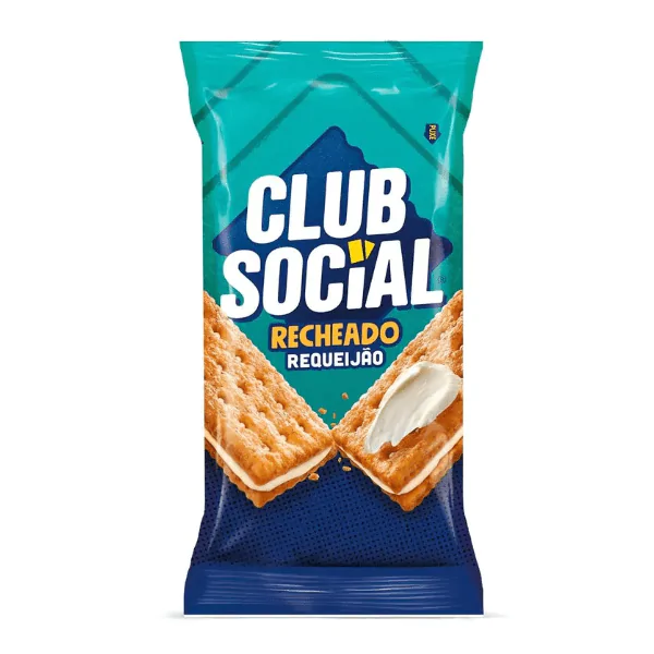 Biscoito Recheado Club Social Requeijão - 106gr - Imagem 1