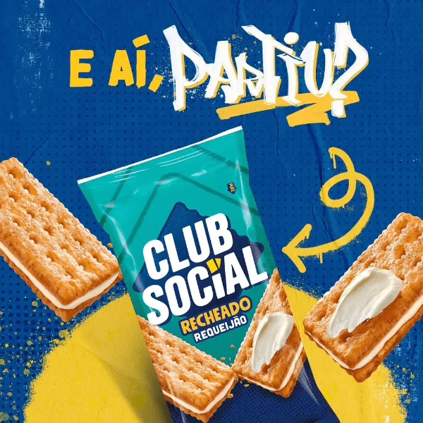 Biscoito Recheado Club Social Requeijão - 106gr - Imagem 3