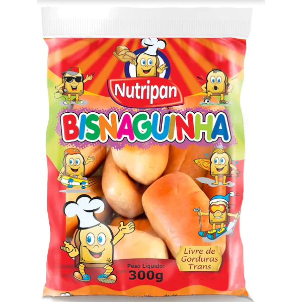 Bisnaguinha Nutripan - 300gr - Imagem 1