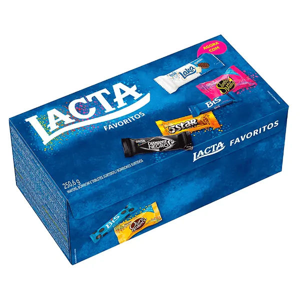 Bombom Lacta Favoritos - 250,6gr - Imagem 1