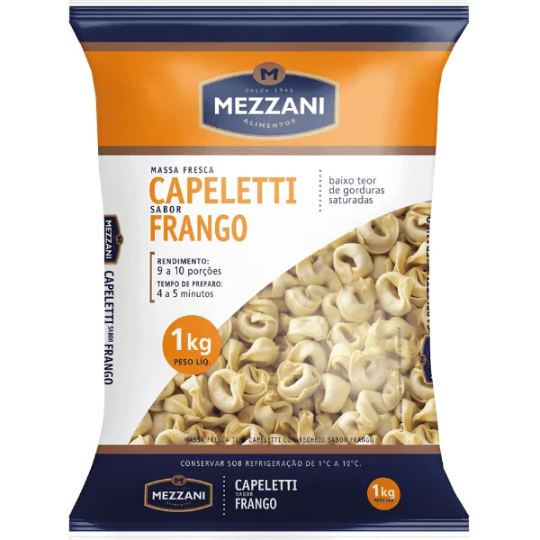 Capeletti Mezzani Frango - 1Kg-1 Capeletti Mezzani Frango - 1Kg - Imagem 1