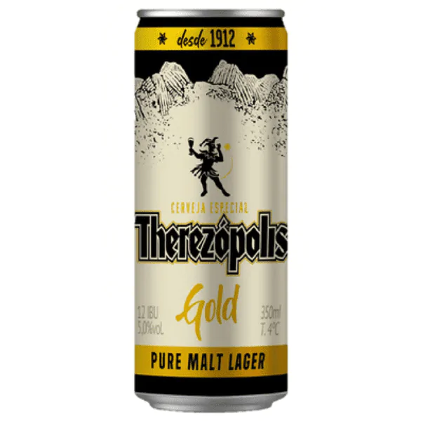Cerveja Therezópolis Gold Lager - 350ml - Imagem 1