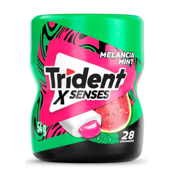 Chiclete Trident Garrafa Melancia Mint - 54G - Imagem 1