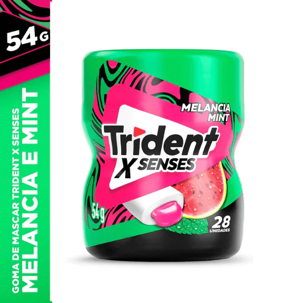 Chiclete Trident Garrafa Melancia Mint - 54G - Imagem 2