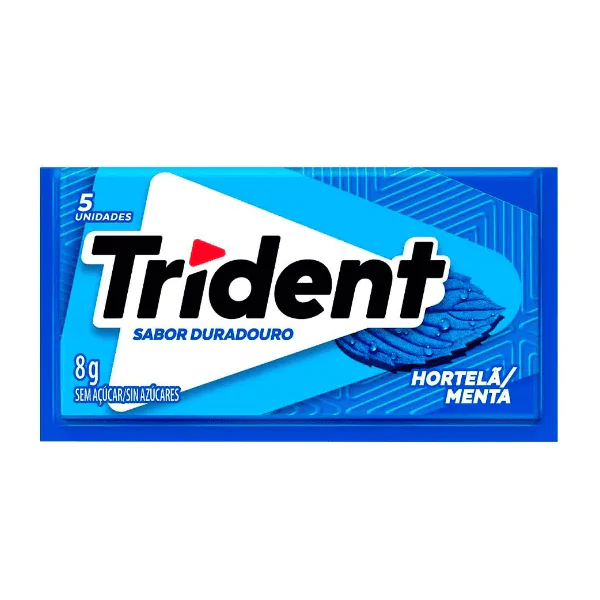 Chiclete Trident Sabor Hortelã - 8gr