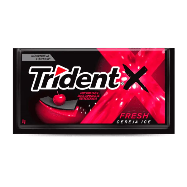 Chiclete Trident X-Fresh Cereja - 8gr - Imagem 1