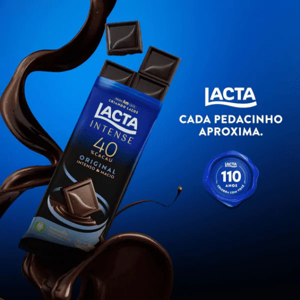 Chocolate Lacta Intense 40% Cacau Original - 85gr - Imagem 2