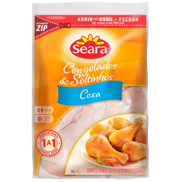 Coxa de Frango 1a1 Seara - 1Kg - Imagem 1
