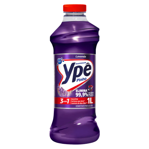 Desinfetante Multiuso Ypê Lavanda - 1L - Imagem 1
