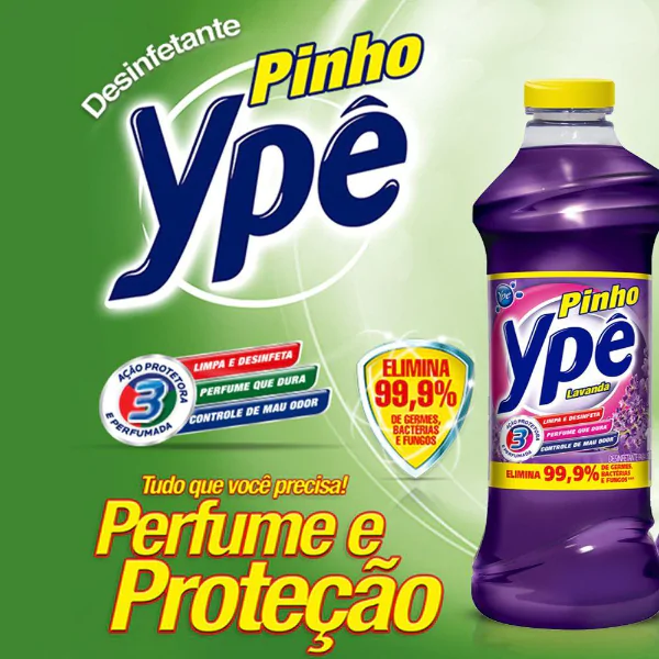 Desinfetante Multiuso Ypê Pinho - 1L - Imagem 2