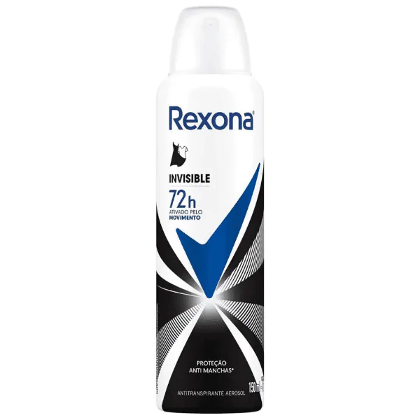 Desodorante Rexona Feminino Invisible - 150ml - Imagem 1