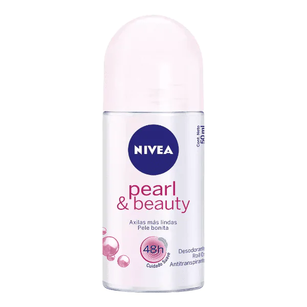 Desodorante Nivea Roll On Pearl & Beauty - 50ml - Imagem 1