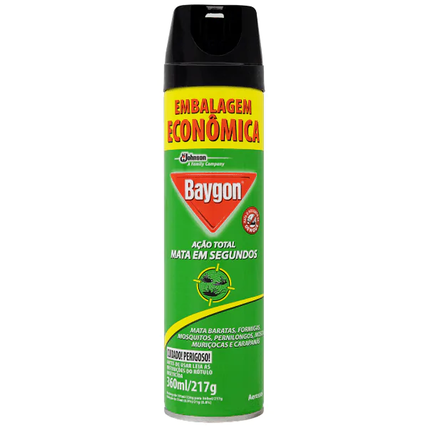 Inseticida Aerossol Baygon Ação Total - 360ml - Imagem 1