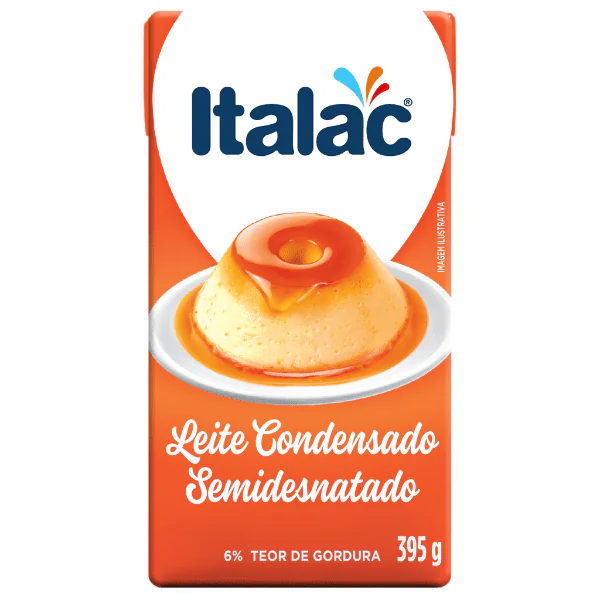Leite Condensado Italac Semidesnatado - 395gr*