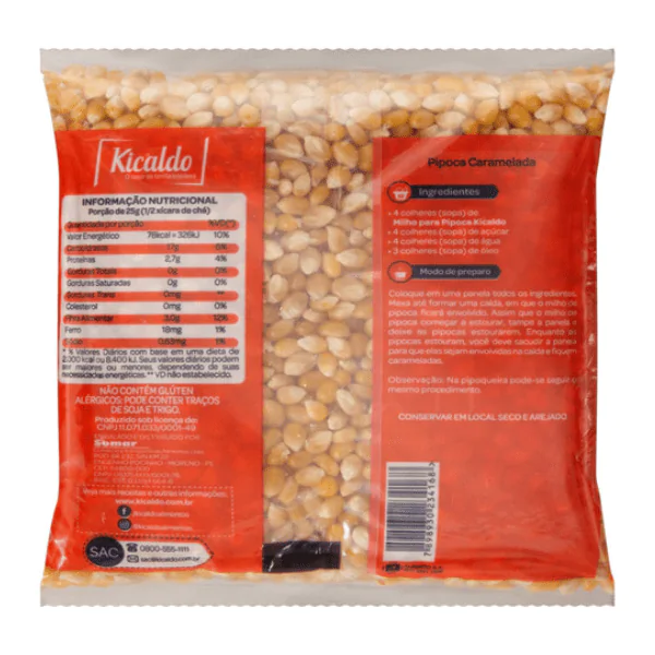 Milho para Pipoca Kicaldo - 500gr - Imagem 2