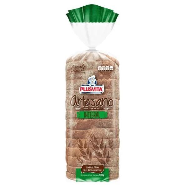 Pão de Forma Pullman Artesano Integral - 500gr - Imagem 1