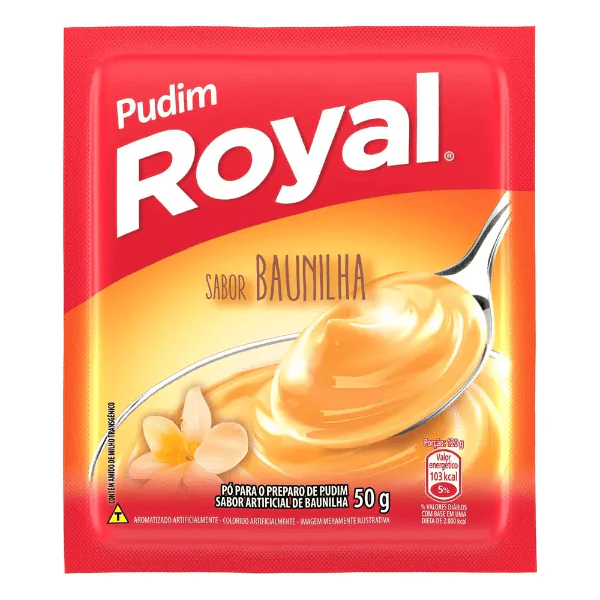 Pudim Royal Sabor Baunilha - 50G - Imagem 1