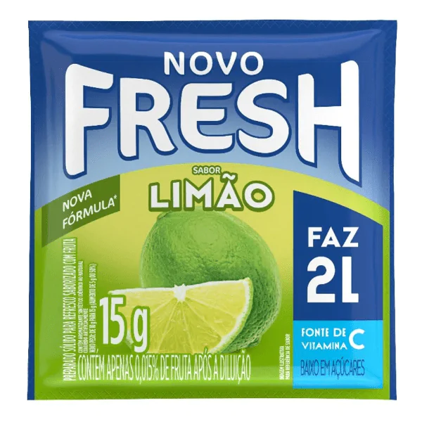 Refresco em Pó Fresh Sabor Limão - 2L - Imagem 1