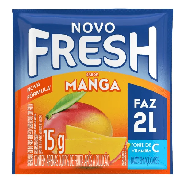 Refresco em Pó Fresh Sabor Manga - 1l - Imagem 1