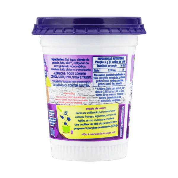 Tempero Pronto Sabor Ami Alho/Sal - 300gr - Imagem 3