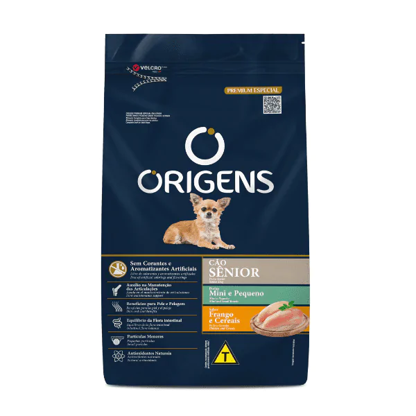 Ração Origens Cão Sênior Porte Pequeno - 10,1Kg - Imagem 1