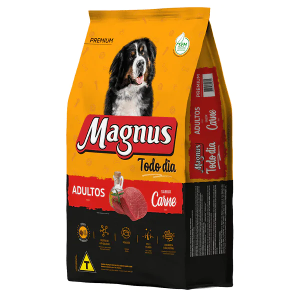 Ração Magnus Todo Dia Cão Sabor Carne - 15Kg - Imagem 2
