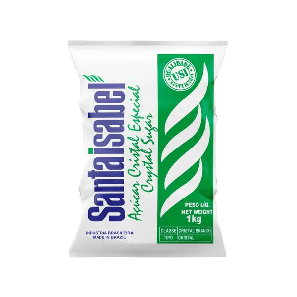 Açúcar Cristal Santa Isabel - 1Kg - Imagem 1