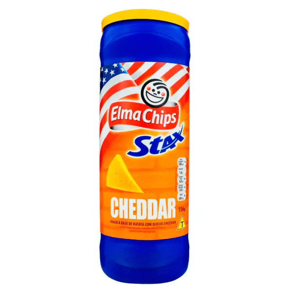Batata Stax Sabor Cheddar - 156gr - Imagem 1