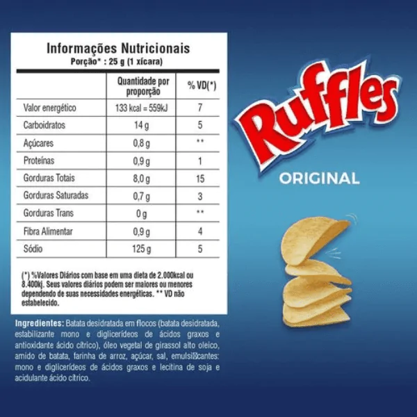 Batata Stax Sabor Original - 156gr - Imagem 2