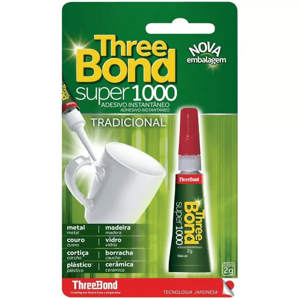 Cola Instantânea Three Bond Super - 2G-1 Cola Instantânea Three Bond Super - 2gr - Imagem 1