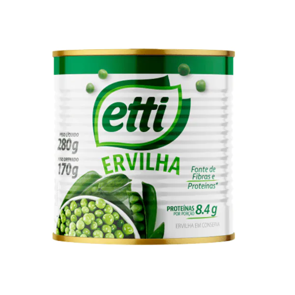 Ervilha em Conserva Etti Lata - 170gr - Imagem 1