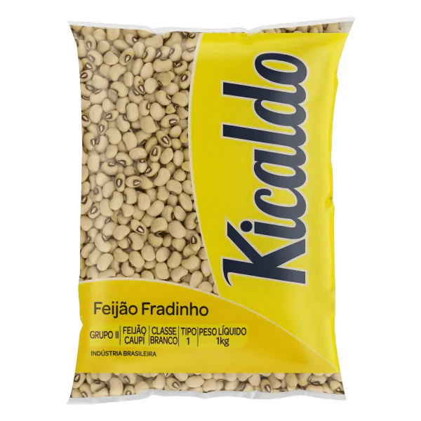 Feijão Fradinho Kicaldo - 1Kg - Imagem 1
