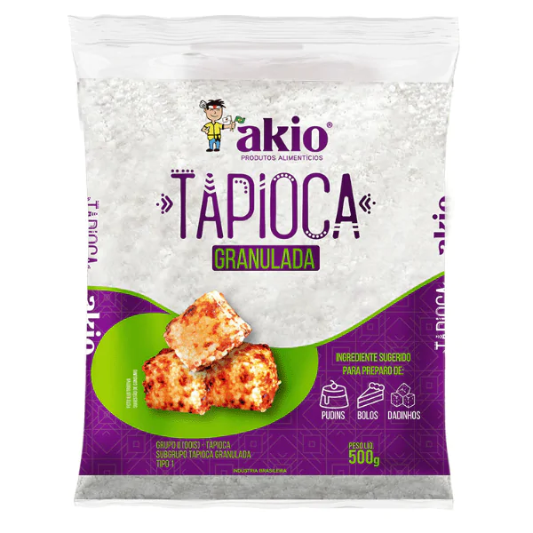 Goma para Tapioca Granulada Akio - 500G - Imagem 1